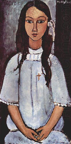 Amedeo Modigliani Alice china oil painting image